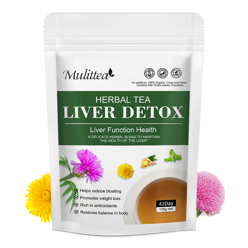 Dandelion Detox Tea - Mulittea Lever Detox Thee met Paardebloemwortel,