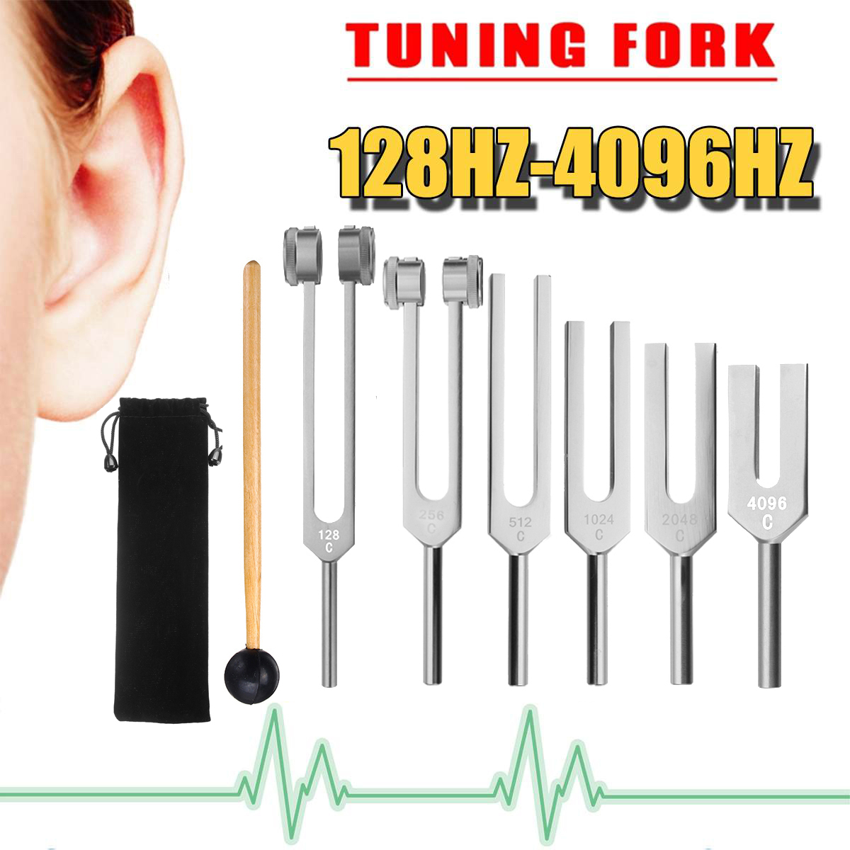 Healing Wellness - Medische 128Hz 256Hz 512Hz 1024Hz 2048Hz