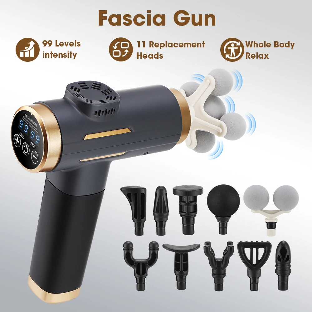 Health Wellness - Elektrische Fascia Gun 24W 99 Versnellingen