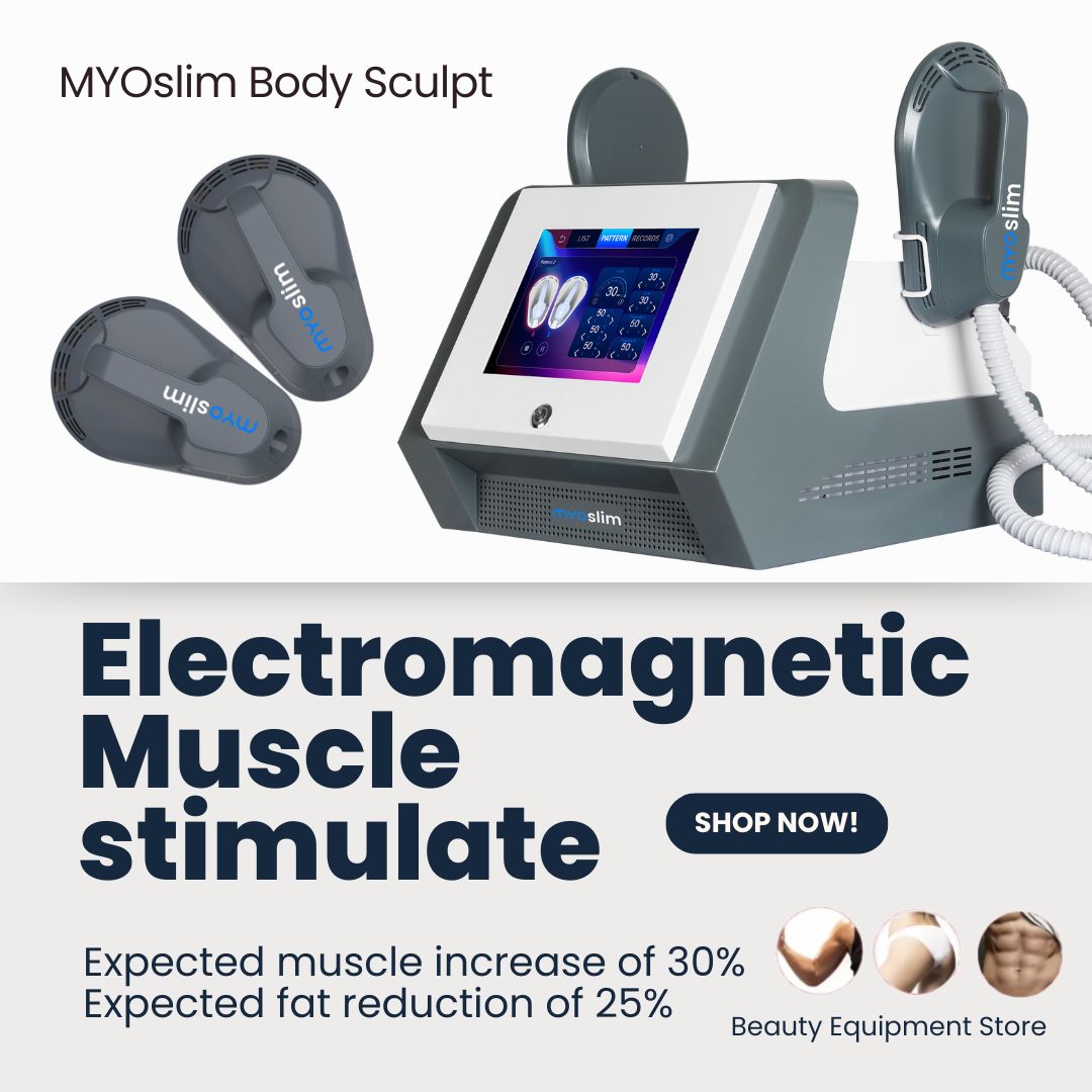 Health Wellness - EMS Bodybuildingapparaat MYOslim Vetverwijdering 2 Handgrepen