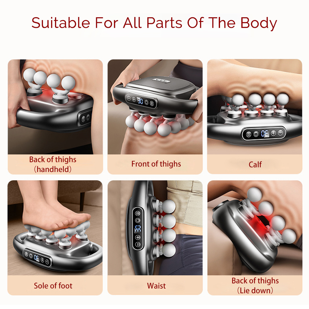 16-Head Fascia Gun Hoogfrequen - Health Wellness recensie en prijs
